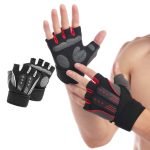 Wholesale Fitness Breathable Ventilated Half Finger Weight Lifting Exercise Sports Workout Racing Bicycle Cycling Gym Gloves Men