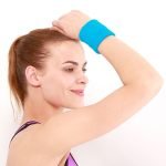 Custom Embroidery Tennis Wrist Bands Breathable Sports Sweatband Towel colorful color Wrist Band Towel Wristbands